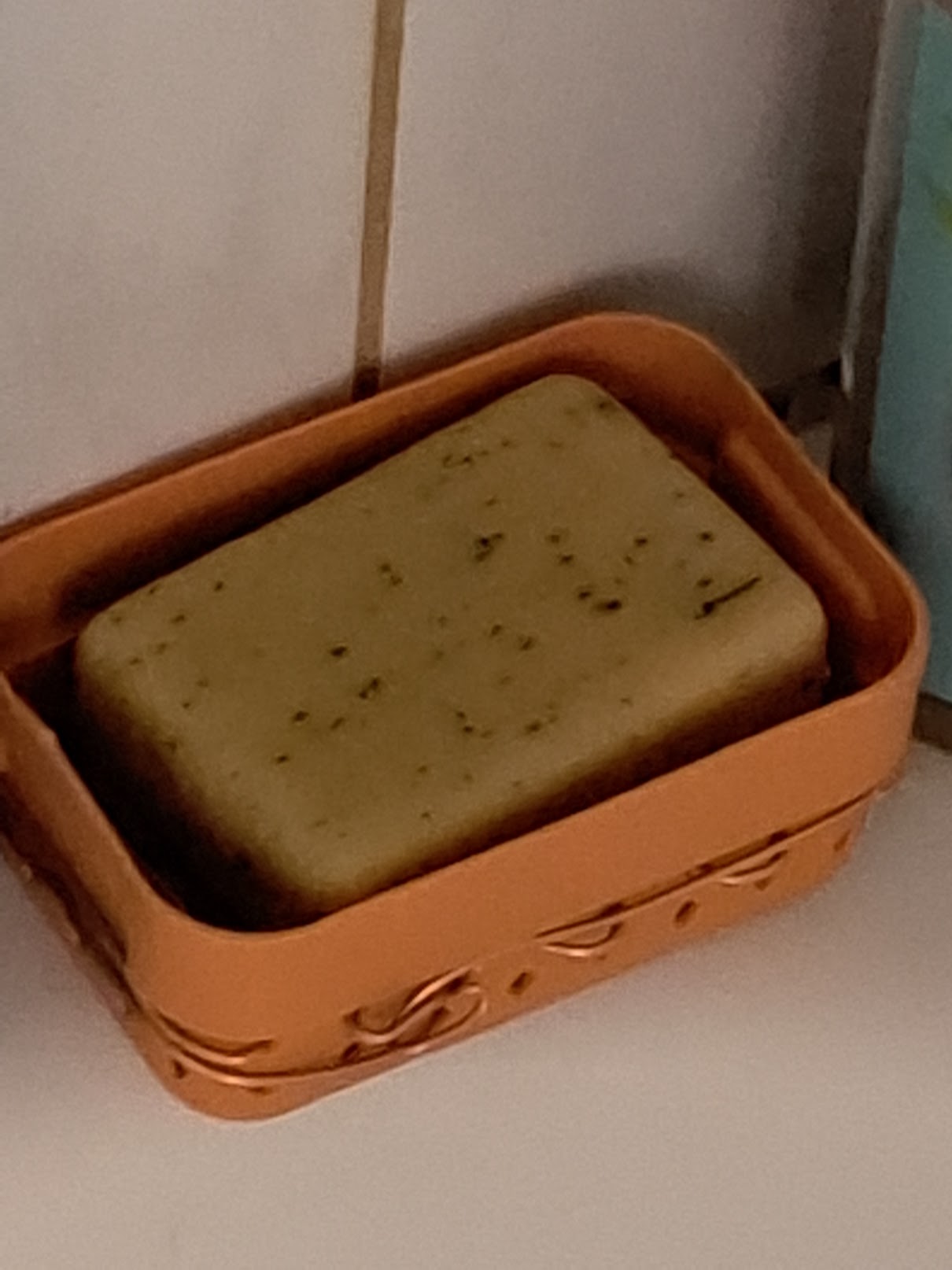 soap in a little basket